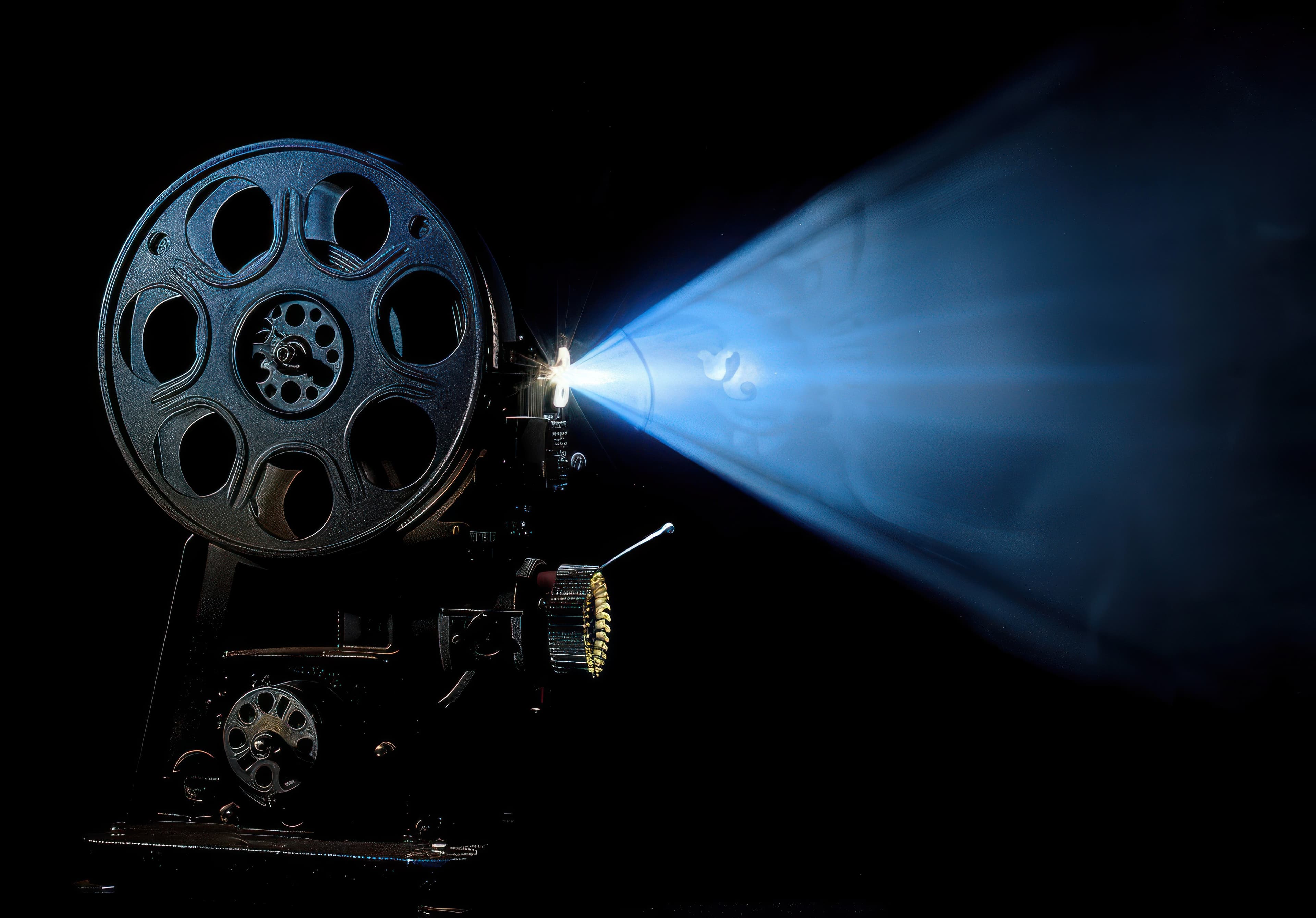 Vintage film projector